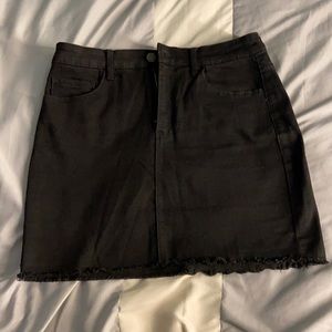 Garage High rise mini skirt